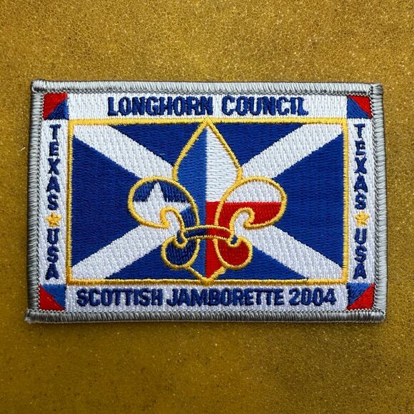 VTG Boy Scouts of America (BSA) Longhorn Council 2004 Scottish Jamborette Patch - Picture 1 of 4